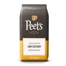 Peets Pcsc105 Coffee Sun Catcher Premium Light Roast Ground Arabica 10.5 Oz