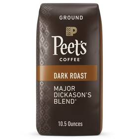 Wal-933717991 Peets Coffee Major Dickasons Blend Premium Dark Roast Ground Arabica