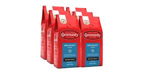 1820-6 Perfectsunday Arabica Ground Coffee Breakfast Blend 12 Oz Per Bag Carton Of 6 Bags