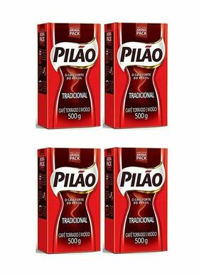 Pil O 796113869848 Pilao Coffee Traditional Roast And Ground- Caf Torrado E Mo Do - 17.60oz. 50