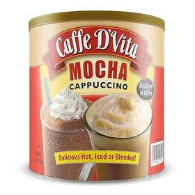 Pogalight 313093082021 Caffe Vita Mocha Cappuccino Mix - Gluten Free 4 Lbs Instant Beverage