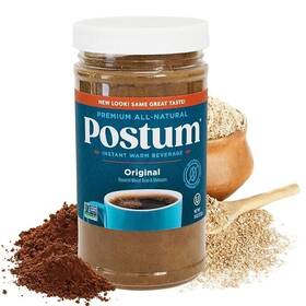 Postum 865143000009 Original Coffee Substitute Caffeine Free 8oz All Natural Vegan Exp 8/2026