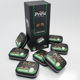 Kn-pis3-mbno Prifa Coffee Tablets Cardamom Pocket - Unsweetened Real