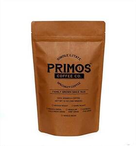 Primos Coffee Co. 850007589028 French Press Specialty Coarse Ground Medium Roast