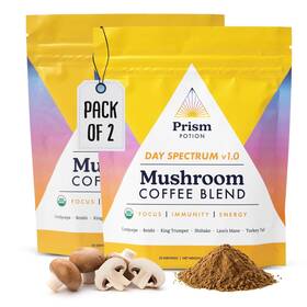 Prism Potion 860012208500 Day Spectrum V1.0 Mushroom Coffee Blend Stamina Focus Immunity And Energy -