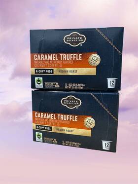 Private Selection 011110831385 Caramel Truffle Coffee K-cups 12 Ct Pack Of 2 Exp. 10/2025