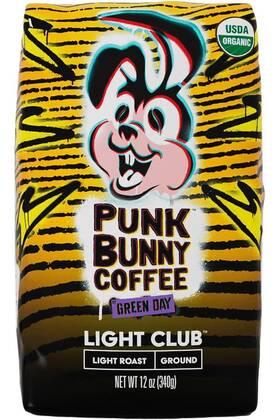 102792 Punk Bunny 12 Oz. Light Club In Roast Ground Coffee
