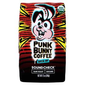 Punk Bunny 850058035024 Green Day Coffee Soundcheck Ground Dark Roast 12 Oz Organic