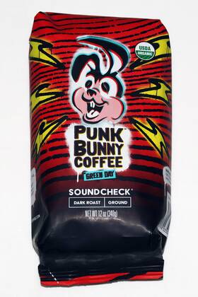 Punk Bunny 850058035086 Green Day Coffee Soundcheck Ground Dark Roast 12 Oz Organic