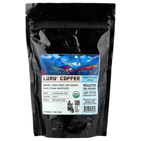Pif48588 Pure Indian Foods Luru Coffee Ground Medium-dark Roast 8 Oz 226 G