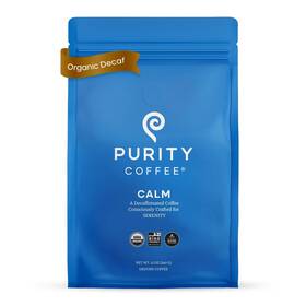 Purity Coffee 850005169260 Calm Decaf Ground - Natural Water Decaffeinated Organic And T