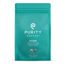 Purity Coffee 862707000376 Flow Original Medium Roast Ground For Focus And Clean En
