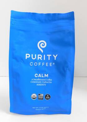 Purity Coffee 862707000383 Calm Decaf Whole Bean 12oz Sealed- Usda Organic- Exp 2026