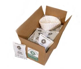 R Rothrock Coffee 857686006440 - Dark Roast Pre-ground Fractional 2.25 Ounce 36