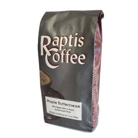 Raptis Coffee 658190071210 Roasters Maple Buttercream Ground 12oz Bag