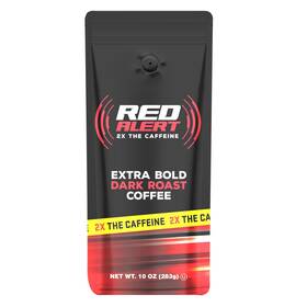 B0b6ks5h6p Red Alert Extra Strong Ground Coffee 10 Oz Bold Intense Flavor High Caffeine