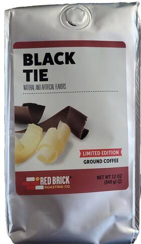 Red Brick Roasting 070552093409 Coffee Black Tie Ground 12 Oz. Limited Ed 1 Bag Nov 2025
