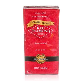 Red Diamond 070242120316 Ground Coffee Classic Blend Medium Roast Arabica Beans Smooth And Rich