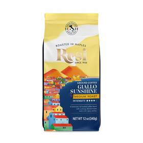 Resi 810099330175 Giallo Sunshine Medium Roast Ground Coffee 12oz - Balanced Full-bodied Flavor