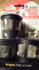 Ret6826 Handy Gourmet Set Of Reusable Coffee Pods Includes Scooper