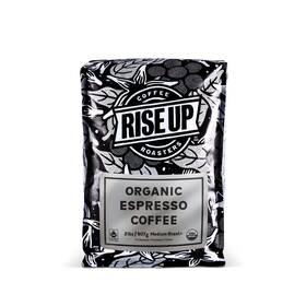 Rise Up Coffee Roasters 642213154998 Organic Espresso Certified Fair Trade 2 Pound Whole Bean Or
