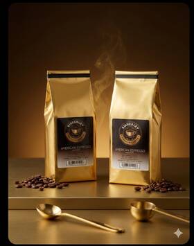 Risherley 199874716817 Premium Ground Coffee Dark Espresso Roast 12 Oz Park Of 2