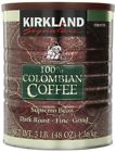 Roast Dark Grind Kirkland Colombian Pounds Fine Coffee 3 100
