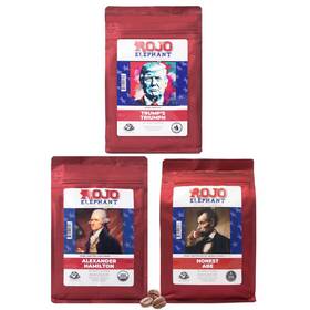 Dtahal11gr Rojo Elephant Handcrafted Ground Coffee 3-pack Classic Collection 11oz Each Bag