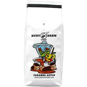 Ruby Brew Coffee 684659137296 Caramel Apple Ground 16 Oz Bag Medium Roast Dessert Flavor