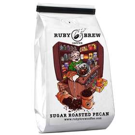 Sugarroastedpecan-8oz-ground Ruby Brew 8 Oz Ground Coffee Sugar Roasted Pecan With A Dash Of Cinnamon Flavor