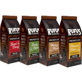 Art13100740 Rufus Teague Gourmet Flavored Ground Coffee Variety Pack 12 Oz 4-pack Bold Bbq Flavors