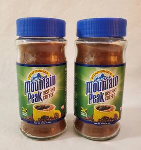 Spppoa037038 Salada Foods Lot 2 Mountain Peak Jamaican Instant Coffee Decaffeinated Large 6 Oz Located Usa