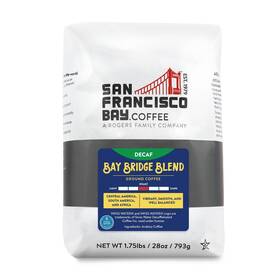 San Francisco Bay 077324880939 Ground Coffee - Decaf Bridge Blend 28oz Bag Medium Roas