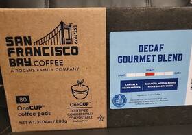 San Francisco Bay 445007314362 Coffee - Decaf Gourmet Blend 80 Ct Pods Med Roast Bb 07/2026