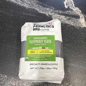 San Francisco Bay 744759550859 Sf Coffee Organic Rainforest Blend 28 Oz Bag Ground Medium Dark Roast