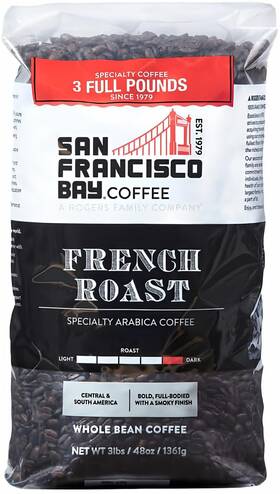 San Francisco Bay Coffee 313096769714 French Roast Dark 100% Arabica 3lb