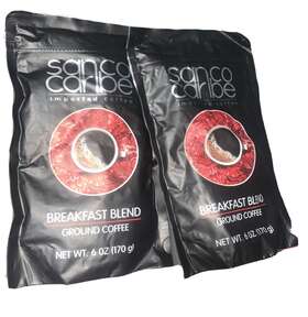 170gm Sanco Caribe 2 Breakfast Blend Imported/ground Coffee 6oz/170gm