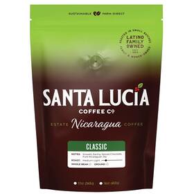 Santa Lucia Estate Coffee 850061881090 Nicaraguan Specialty - Classic Roast 16oz Ground