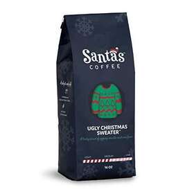 Santas Coffee 191742046491 Ugly Christmas Sweater Eggnog Flavored Arabica Medium