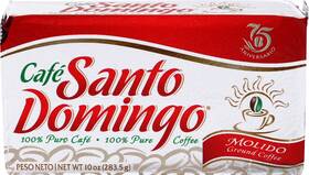 Santo Domingo 748325002131 Cafe Ground Coffee 10 Oz Brick