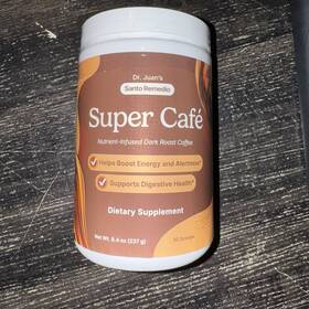 Santo Remedio 810047701583 Dr Juan S Super Caf Far Roast Coffee 30 Scoops 8.4 Oz 237g
