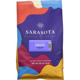 Sarasota Coffee & Tea Co. 702571257073 Whole Bean Highlander Grogg Medium Roast Gourmet Flavored C