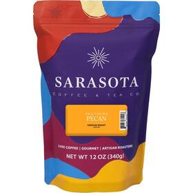 Sarasota Coffee & Tea Co. 850080915257 Southern Pecan Ground Flavored Medium Roast Rich Nutt