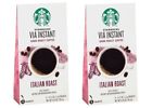 Sbidr2 Starbucks Coffee Via Ready Brew Italian Dark Roast 0689935249397