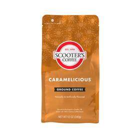 Scooters 850027753171 Coffee Caramelicious Ground 12oz Bag