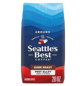 Bhbuswa4539 Seattle S Best Coffee Dark Roast Ground Post Alley 100% Arabica 1 Bag