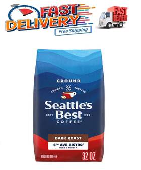 Seattles Best 445050391327 Coffee 6th Avenue Bistro Ground 32 Oz