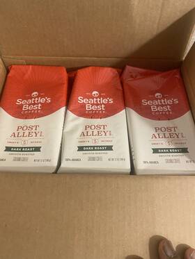 4066587117 Seattles Best Coffee Seattle S Post Alley Blend Dark Roast Ground 12oz. 03/31/2025