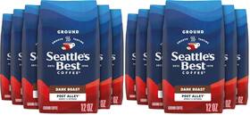 Seattles Best Coffee 445013547570 Post Alley Blend Dark Roast Ground 12 Ounce Bags