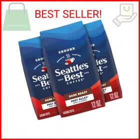 Seattles Best Coffee 689743223954 Seattle S Dark Roast Ground Post Alley 100% Arabica 3 Bag